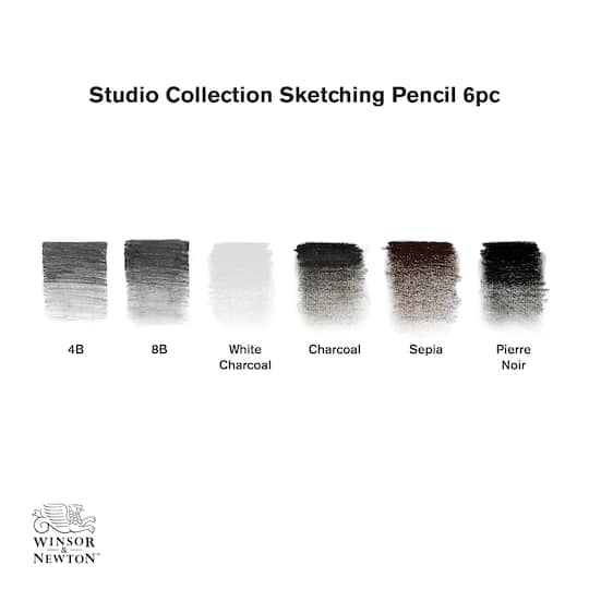 Winsor & Newton™ Studio Collection™ Sketching Pencil 6pc Tin Set